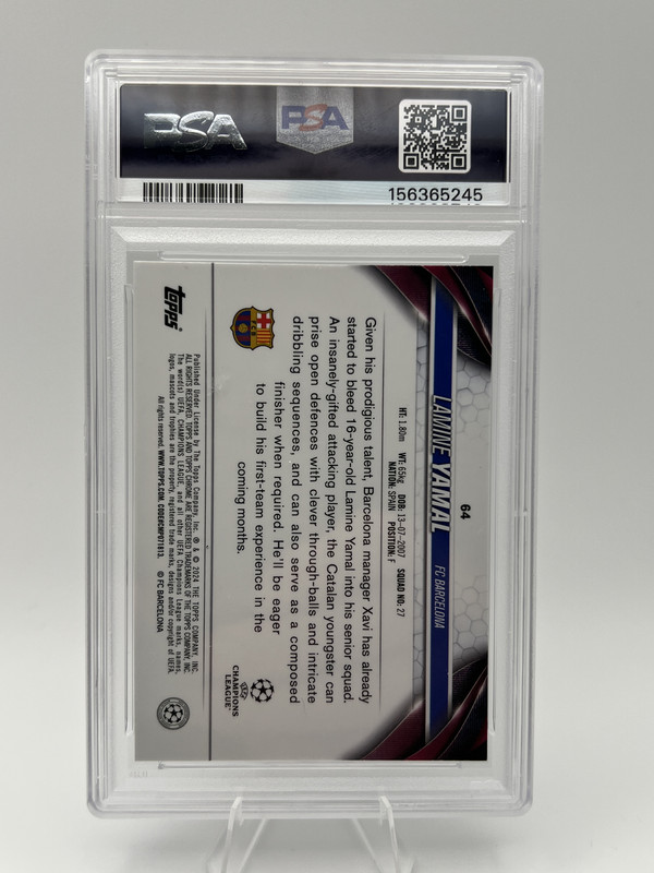 Lamine Yamal (RC) 2023-24 Topps Chrome UCC Pulsar view 2