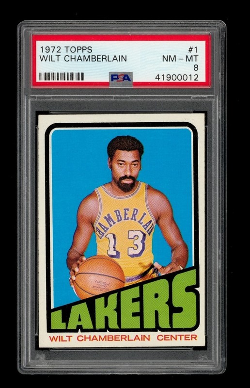 1972-73 Topps Set-Break #  1 Wilt Chamberlain PSA 8 NM-MT