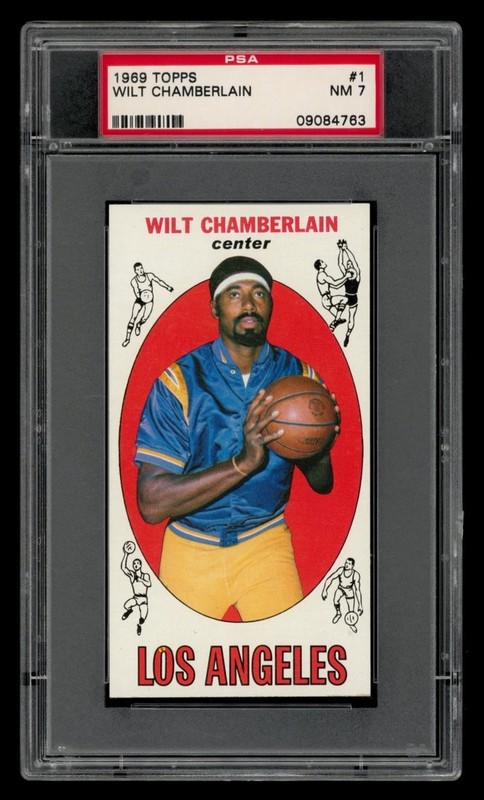 1969-70 Topps Set-Break #  1 - Wilt Chamberlain PSA 7 NM