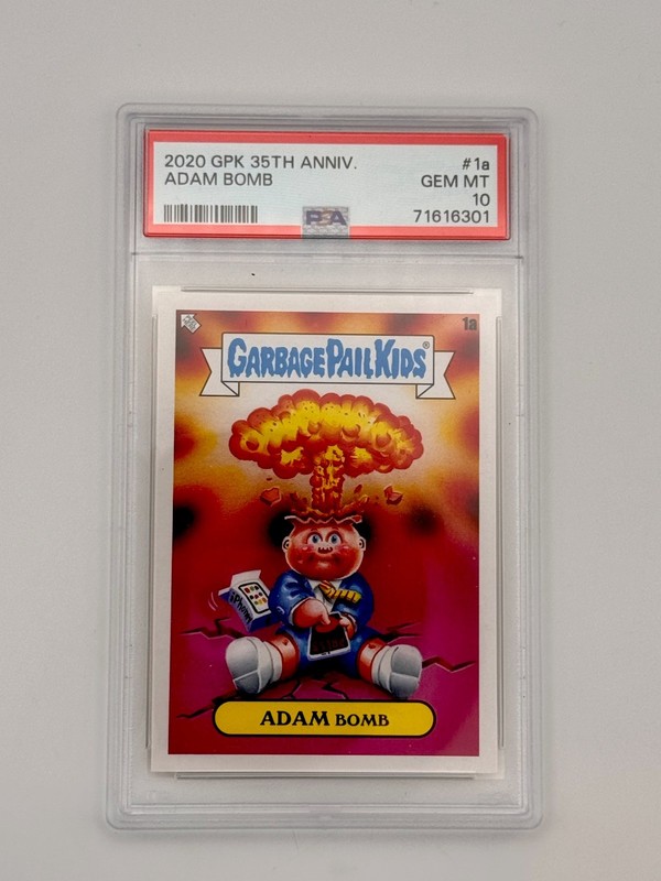 2020 Topps Garbage Pail Kids 35th Anniversary ADAM BOMB #1a PSA 10 Gem Mint 💎