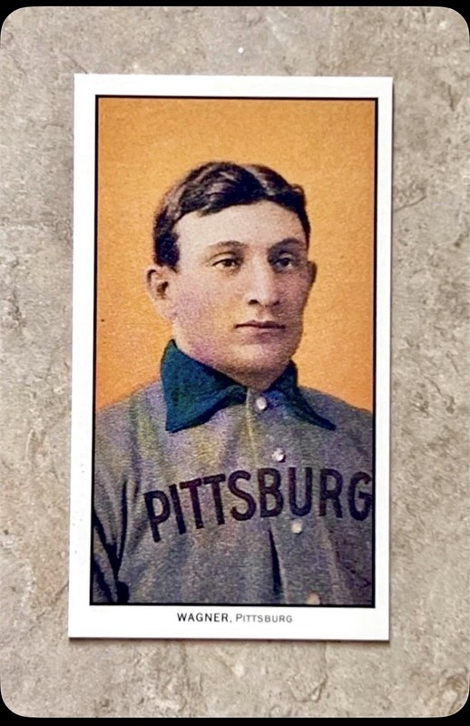 1909-t206⚾️HONUS WAGNER HOF PITTSBURGH PIRATES 1995 REPRINT!