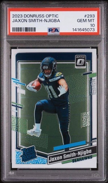 2023 Panini Donruss Optic - Rated Rookie Jaxon Smith-Njigba #293 (RC) PSA 10