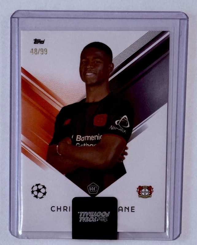 Christian Kofane RC /99 SEALED ROOKIE Topps Total Football 🇨🇲