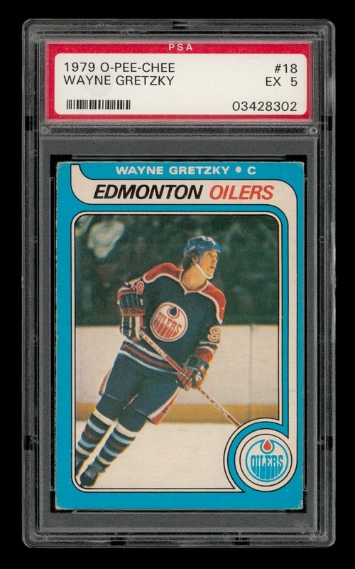 1979-80 O-Pee-Chee Set-Break # 18 Wayne Gretzky PSA 5 EX