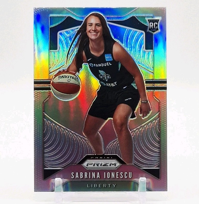 Sabrina Ionescu Silver Prizm RC 2020 Panini Prizm WNBA #89 NY Liberty Rookie SP