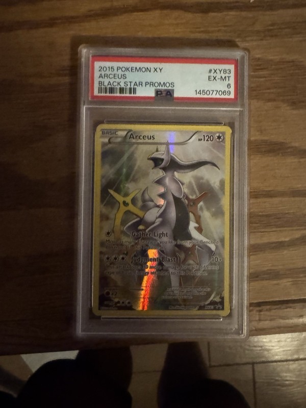 2015 Pokemon Arceus Full Art Black Star Promos XY83 PSA 6 EX-MT