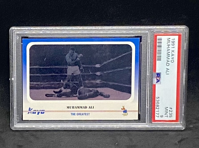1991 Muhammad Ali Kayo Hologram  #235 Boxing Card Graded Psa 9 Mint!!!