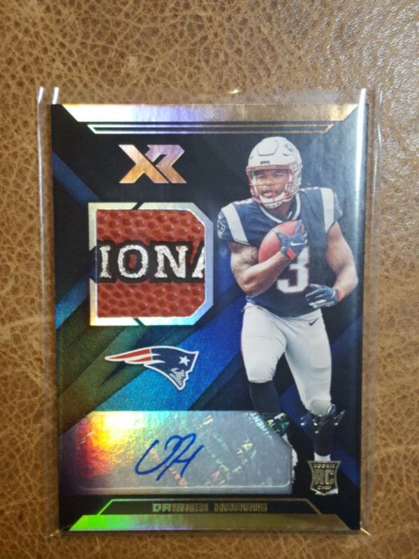 2019 Damien Harris XR Rookie Auto 1/1