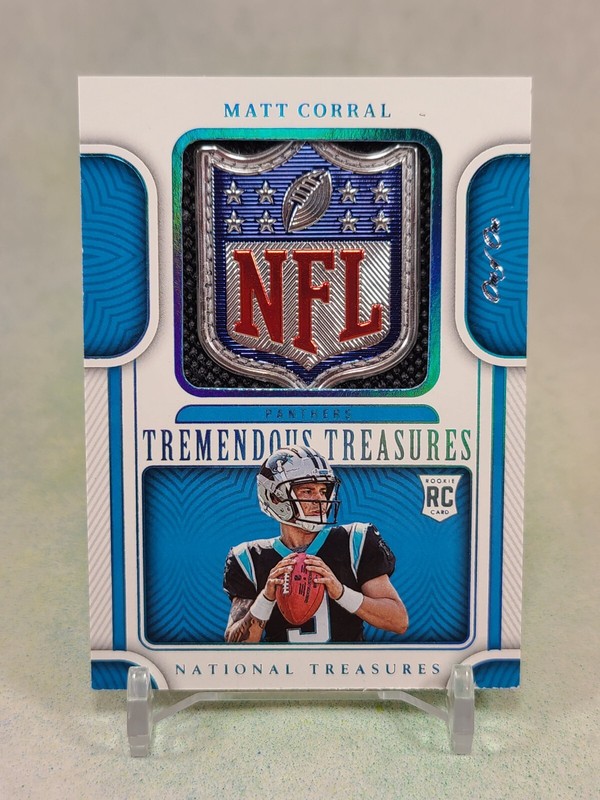 2022 National Treasures Matt Corral Shield 1/1
