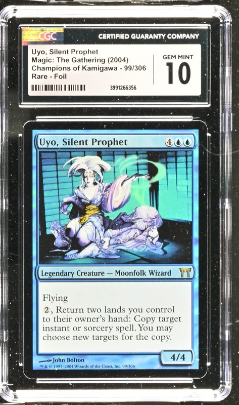 UYO, SILENT PROPHET Champions of Kamigawa Foil Rare CGC 10 MTG EDH [Nostalgium]