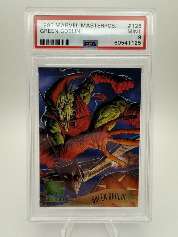 1995 Marvel Masterpieces #126 GREEN GOBLIN Graded PSA 9 MINT