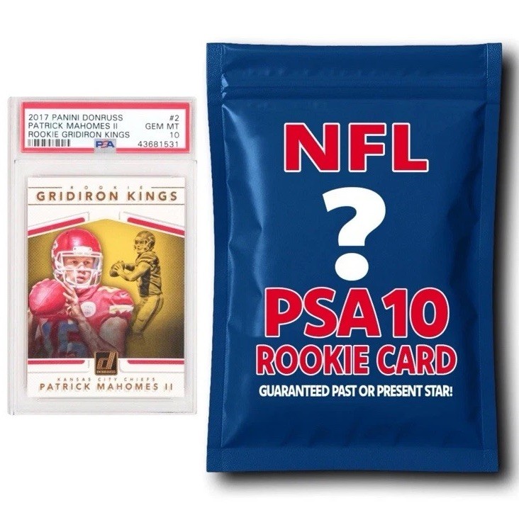 PSA 10 Mystery NFL slab ( 70$ - 500$ Guaranteed Or Money Back )