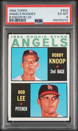 1964 Topps Angels Rookie STARS #502 PSA 6 NEW LABEL VINTAGE BASEBALL 