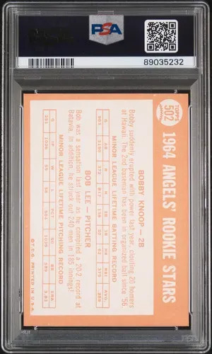 1964 Topps Angels Rookie STARS #502 PSA 6 NEW LABEL VINTAGE BASEBALL  view 2