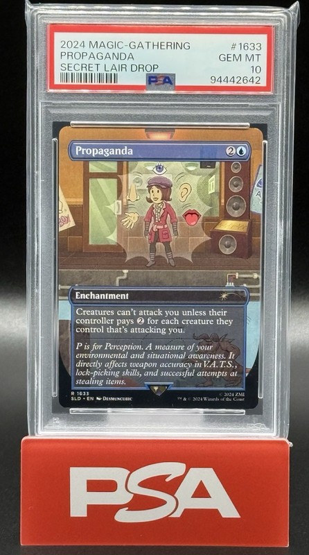 2024 MTG SECRET LAIR DROP FALLOUT: S.P.E.C.I.A.L. #1633 PROPAGANDA PSA 10