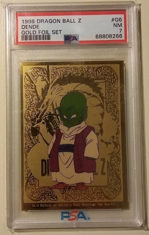 1998 Dragon Ball Z #G6 Dende Gold Foil Set PSA 7
