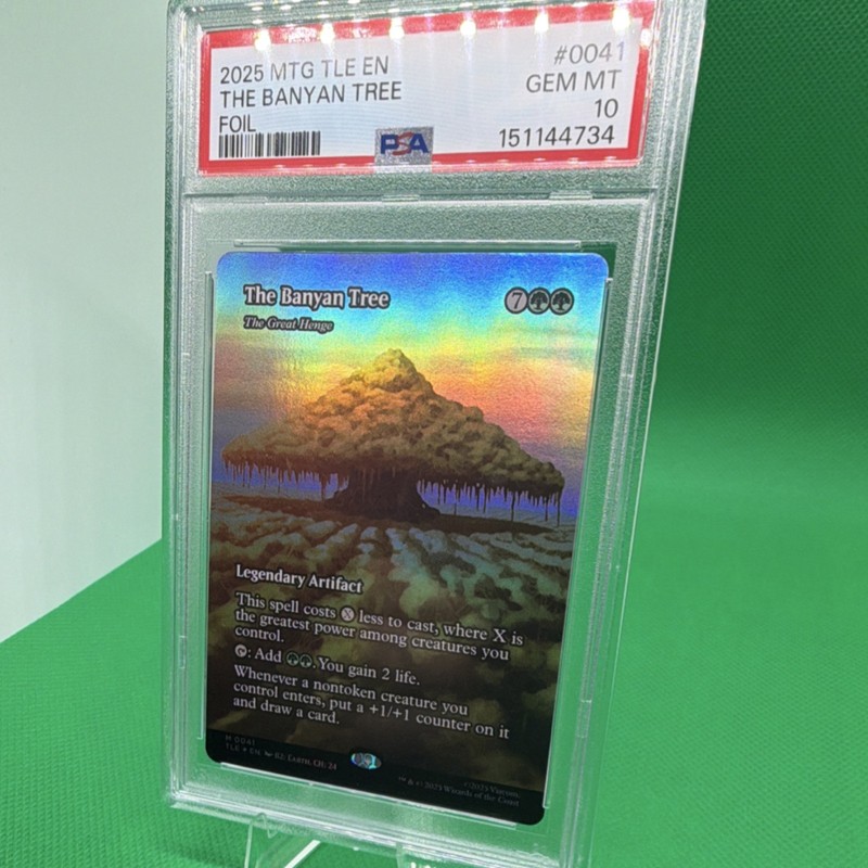 Magic: The Gathering Banyan Tree 41 Avatar Borderless Foil PSA 10 English POP 5 view 2