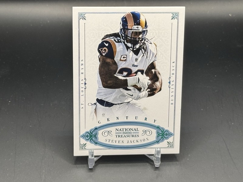 2012 Panini National Treasures Steven Jackson #49 Platinum 1/1 Rams