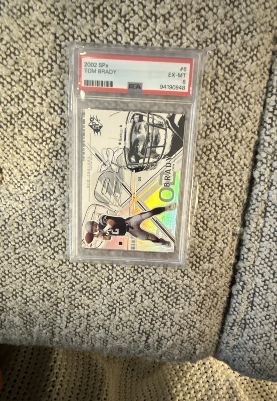 2002 SPx - Tom Brady #6 PSA 6