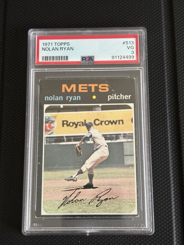 1971 Topps Nolan Ryan #513 PSA 3