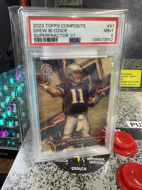 2023 Topps Composite Drew Bledsoe #91 Superfractor 1/1  Graded PSA 9 MINT