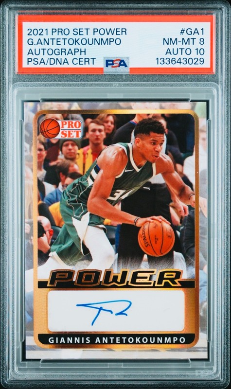 Giannis Antetokounmpo 🔥 PSA 10 Auto 🔥 2021 NBA FINALS MVP 🔥 READ 🔥