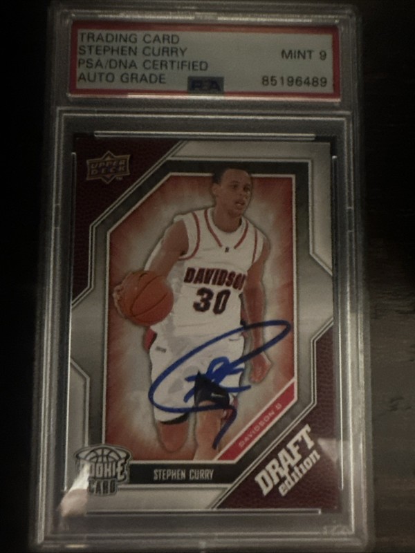 2009-10 Upper Deck Draft Edition - Stephen Curry #34 Autographs (AU, RC)