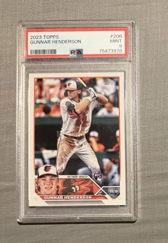 Psa Grade 9 2023 Bowman Gunnar Henderson view 1