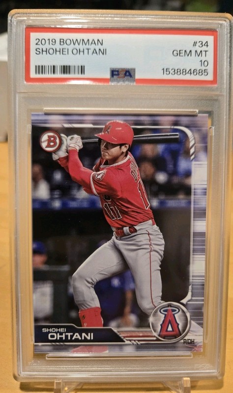 2019 Bowman Shohei Ohtani #34 PSA 10 Gem Mint