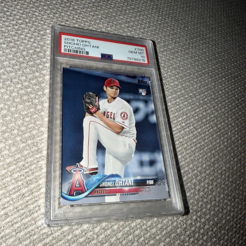 2018 Topps - Shohei Ohtani #700 White Jersey (RC) PSA GEM MINT MT 10 view 2