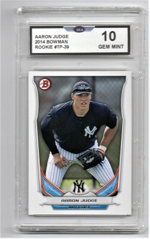 2014 BOWMAN AARON JUDGE BASEBALL ROOKIE CARD NEW YORK YANKEES OUTFIELDER