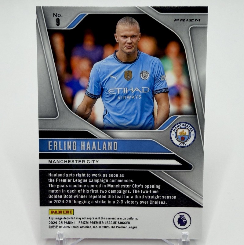 2024-25 Prizm Premier League ERLING HAALAND Red Mosaic Prizm FIFA CUP ‘26 Norway view 2