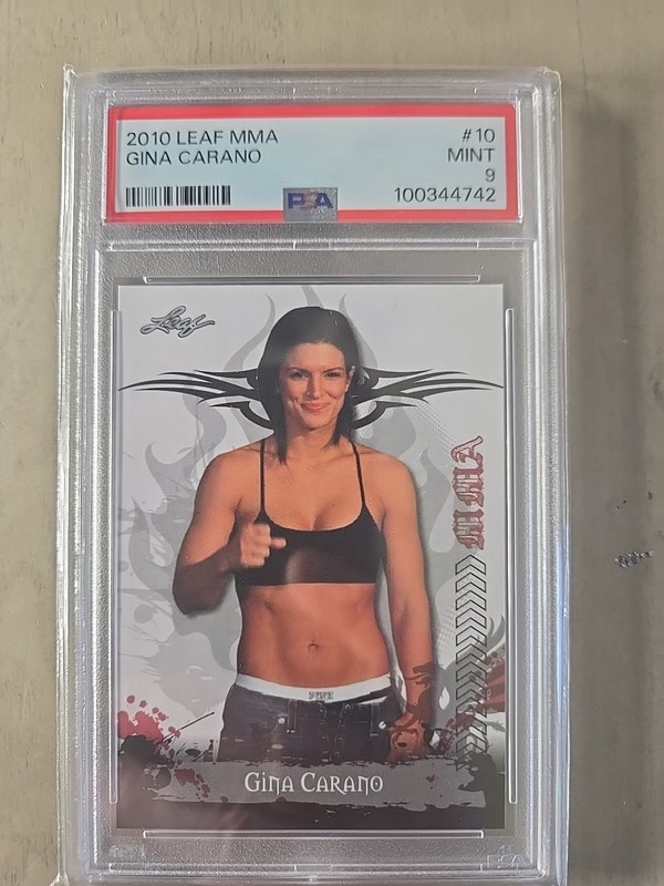 Gina Carano 2010 Leaf MMA 10 Strikeforce UFC MVP PSA 9 Mint Cara Dune 