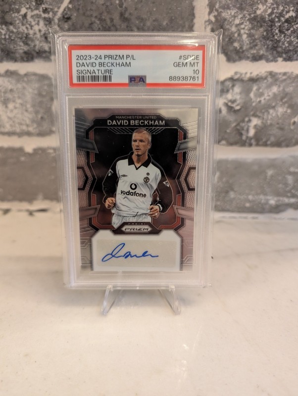 2023-24 Panini Prizm EPL Signature - DAVID BECKHAM Auto 💎 PSA 10💎