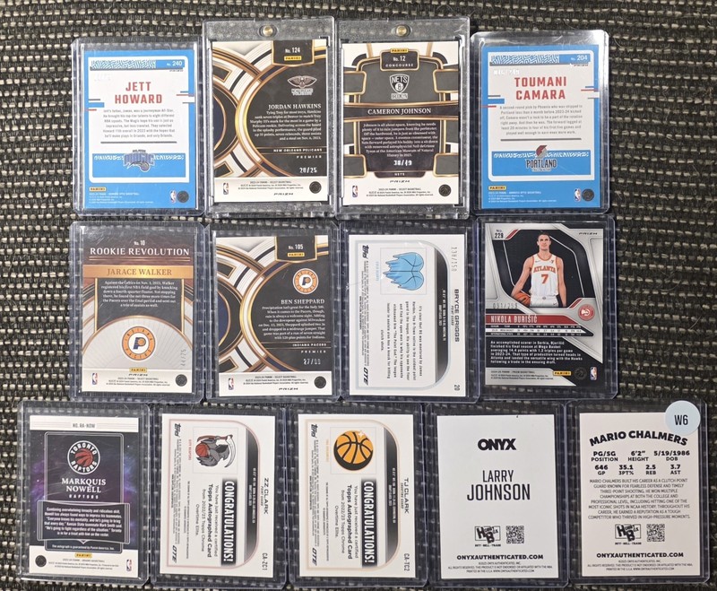 NBA Patch, Auto, Numbered Cards view 2