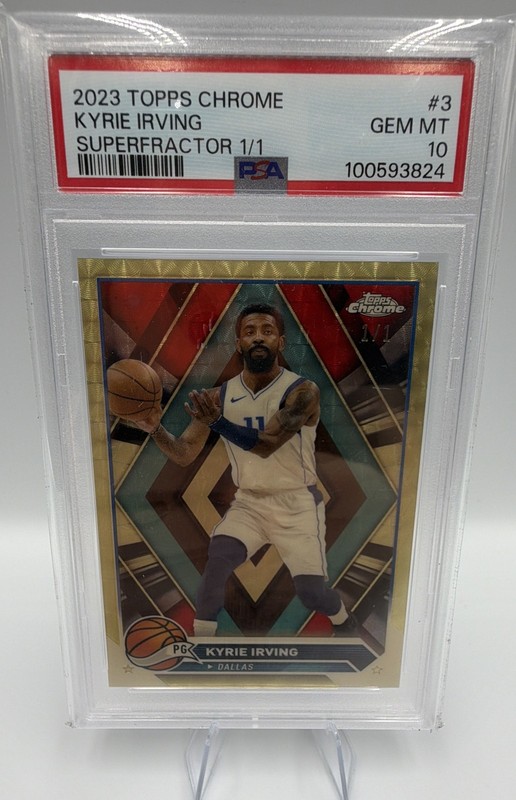 2023-24 Topps Chrome - Kyrie Irving #3 SuperFractor /1