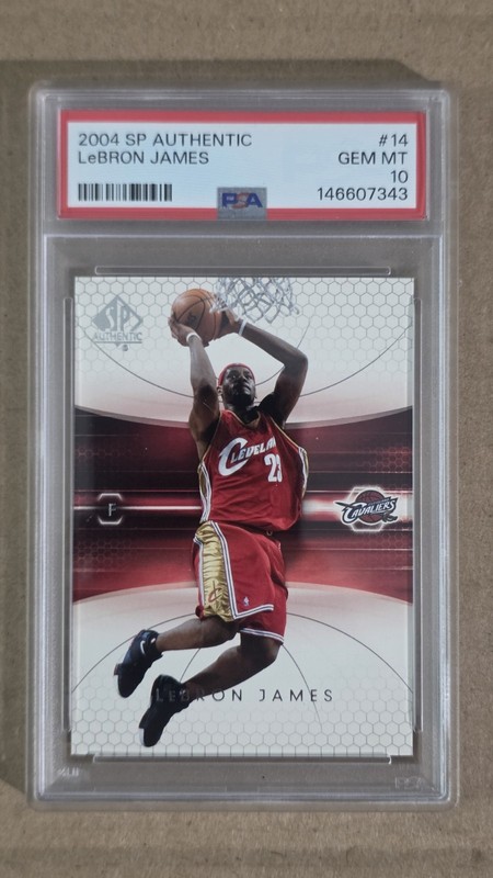 psa 10 LEBRON JAMES 2004 UPPER DECK SP AUTHENTIC 2nd year INVESTMENT gem mint!!