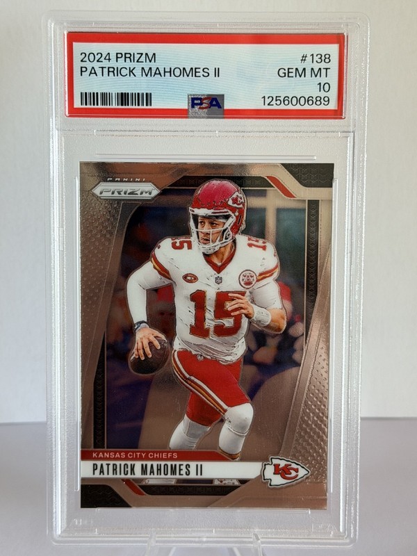 2024 Prizm - Patrick Mahomes Base #138 PSA 10