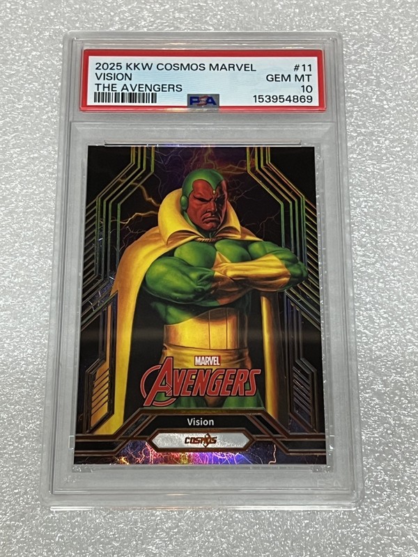 2025 Kakawow Cosmos Marvel Vision The Avengers PSA 10