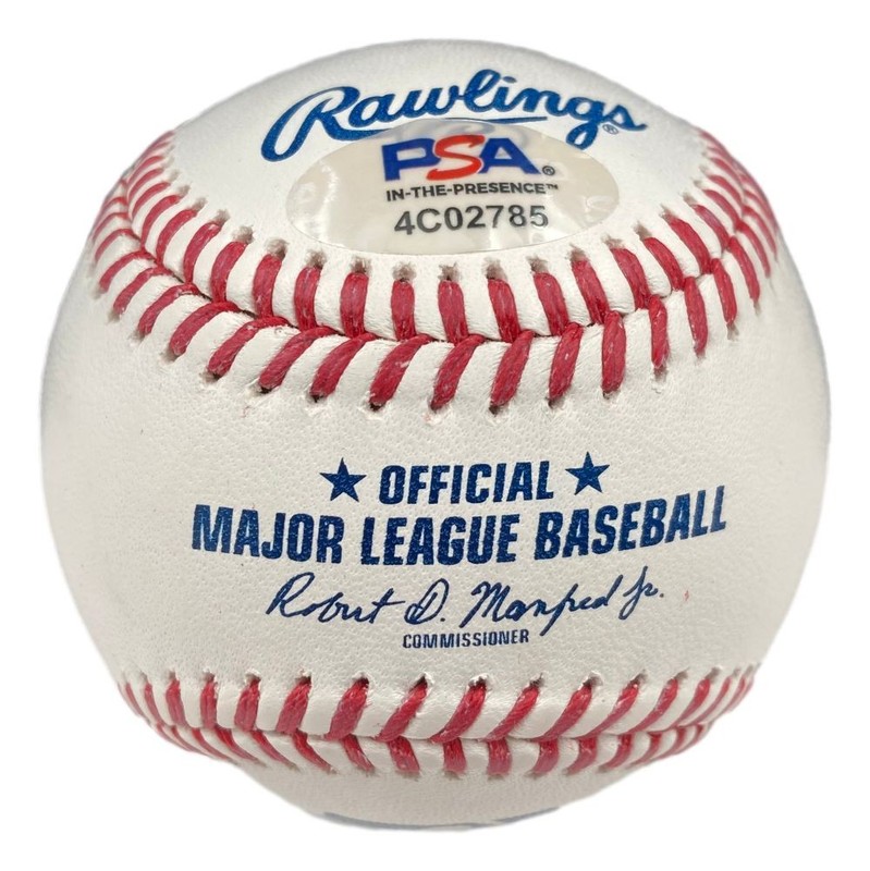 Nolan Ryan Texas Rangers Signed Rawlings Official MLB Baseball 5714 K's PSA/DNA view 2