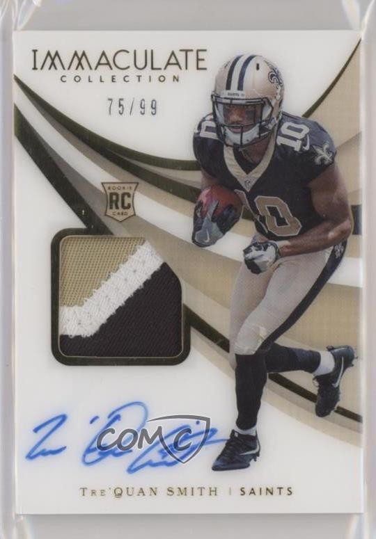 2018 Panini Immaculate Rookie 75/99 Tre'Quan Smith #135 Patch Auto fv8