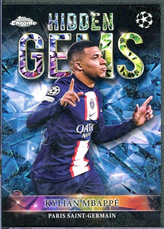 2022/23 Topps Chrome Kylian Mbappe Hidden Gems #HG-7