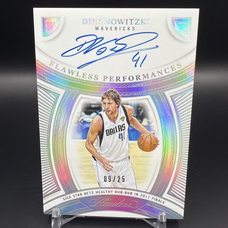2024-25 Panini Flawless - Dirk Nowitzki Flawless Performances Auto /25