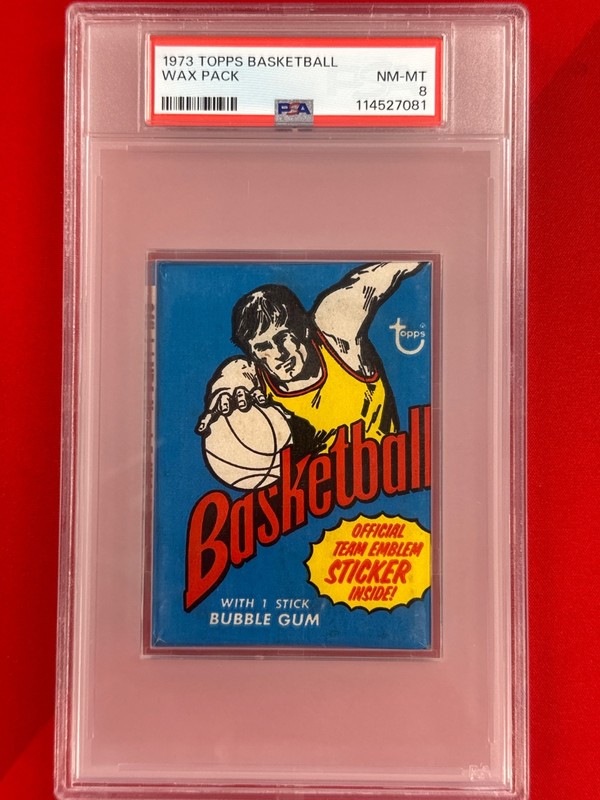 1973 Topps Basketball Wax Pack NBA PSA 8 NM-MT RC HOF Vintage