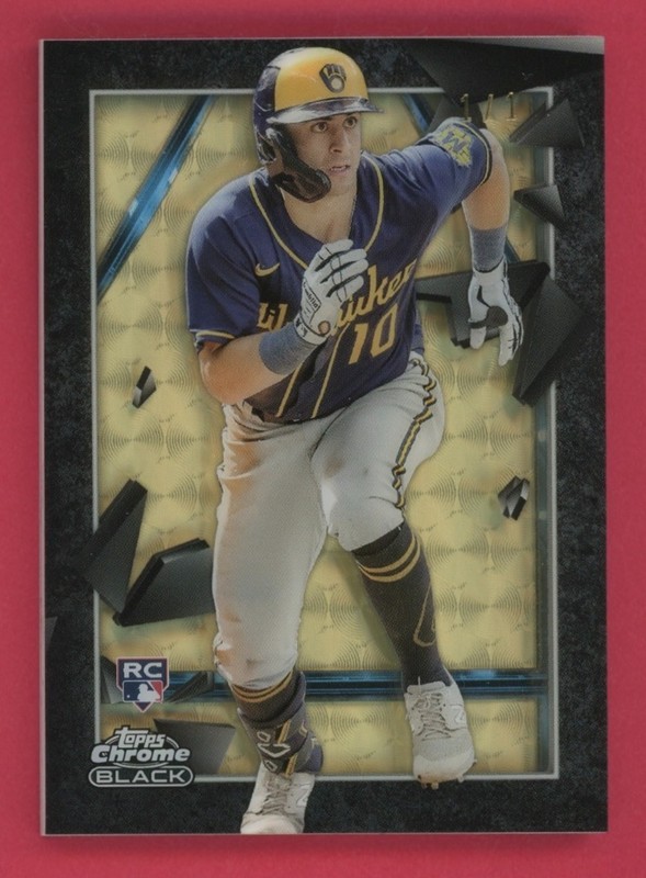 2024 Topps Chrome Black Depth of Darkness Sal Frelick RC 1/1 Superfractor Rookie