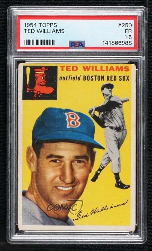 1954 Topps Ted Williams #250 PSA 1.5 HOF 0aa7
