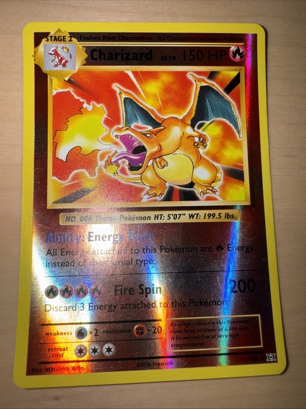 Charizard 11/108 Evolutions Holo