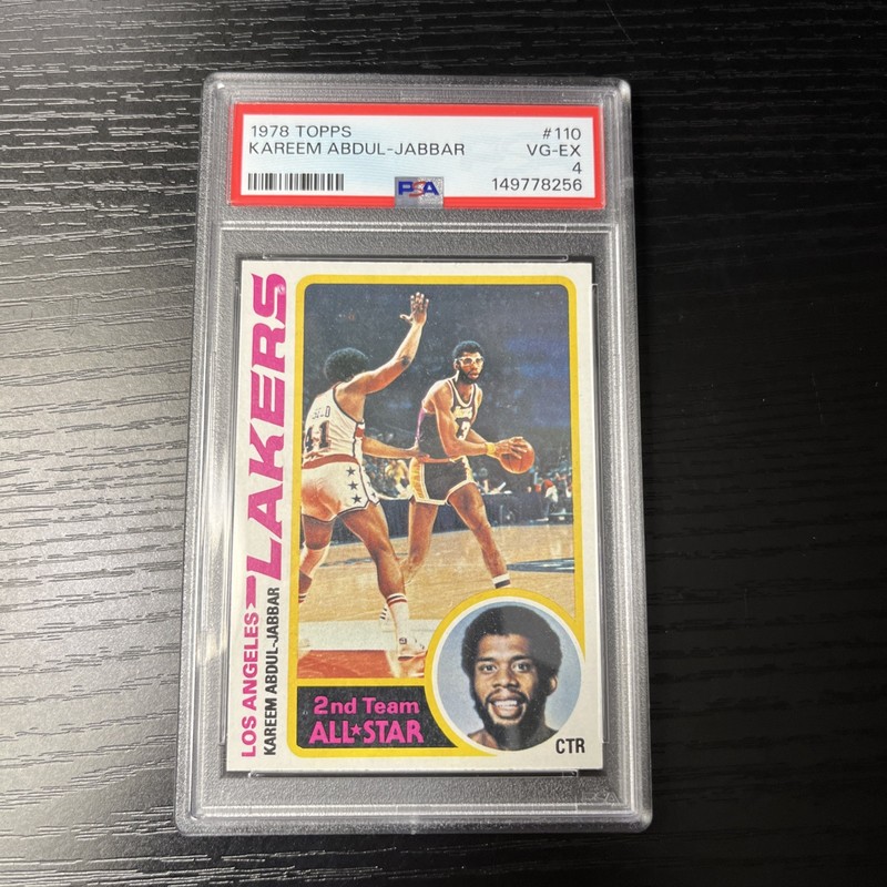 PSA 4 1978 TOPPS 110 KAREEM ABDUL-JABBAR