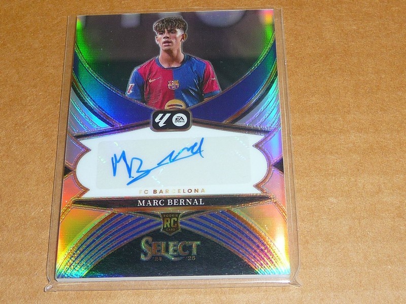2024/25 Panini Select LA LIGA SOCCER MARC BERNAL AUTOGRAPH/AUTO ROOKIE O2085