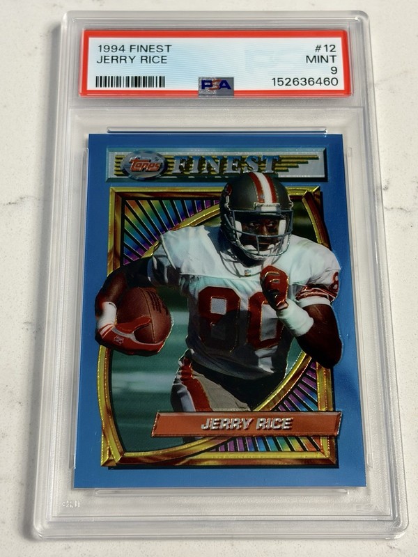 1994 Finest Jerry Rice #12 PSA 9 MINT - HOF - 49ers